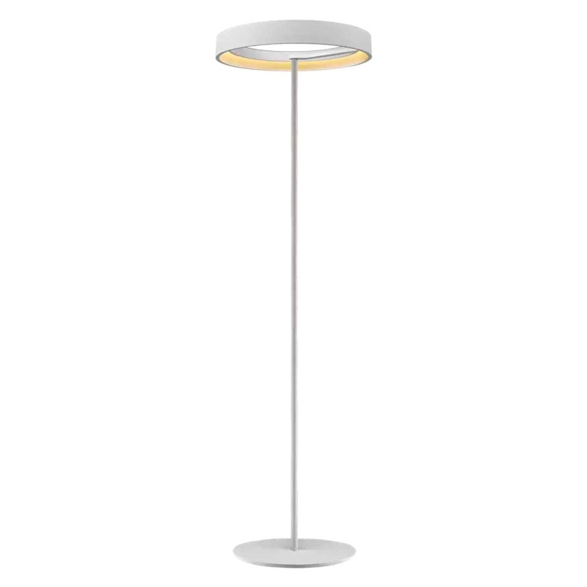 Lampa stojąca Osaka f01017wh Cosmolight LED 28W 3000K ring metal biała