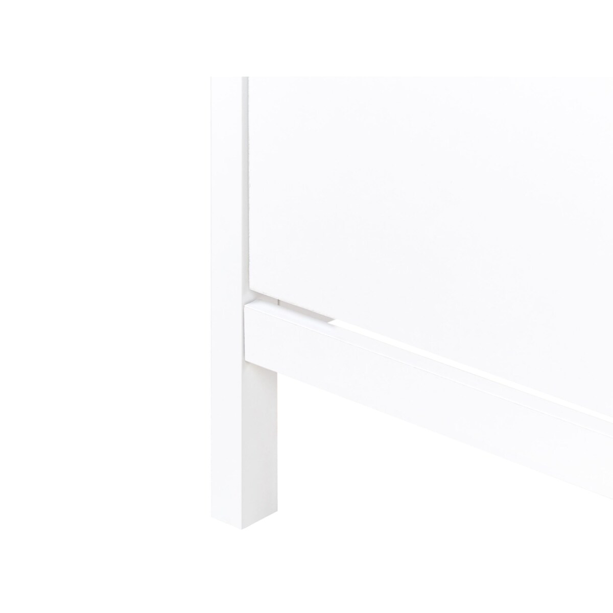 Szafka na buty 2 przegrody biała GIBSON