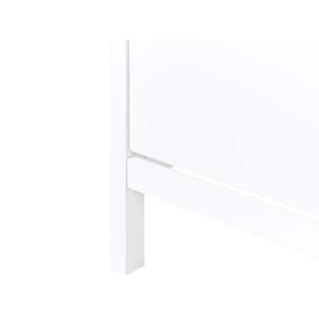 Szafka na buty 2 przegrody biała GIBSON