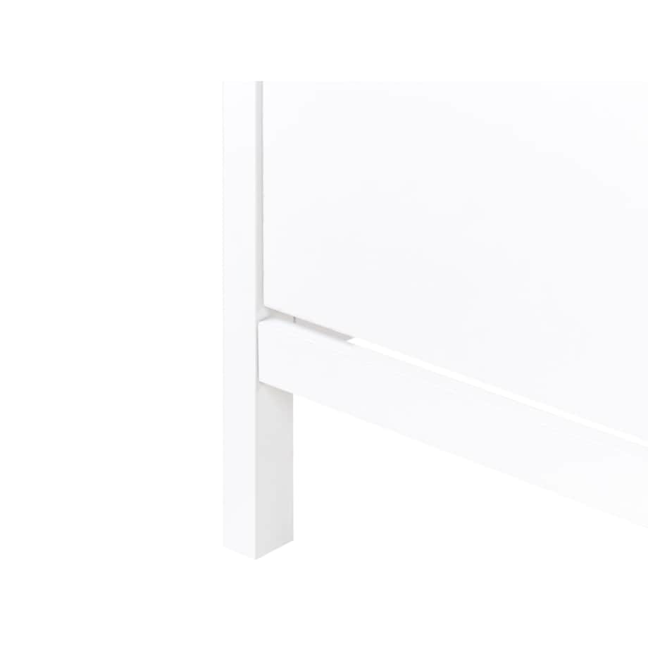 Szafka na buty 2 przegrody biała GIBSON