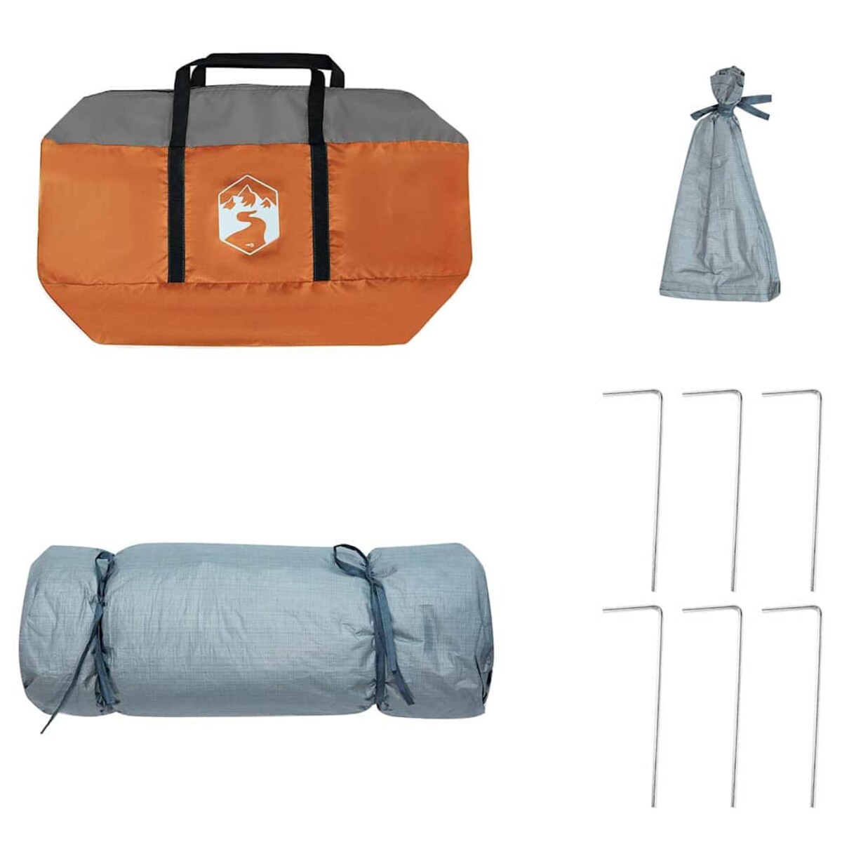 vidaXL Siatkowy namiot wewnętrzny Szary 291 x 291 cm