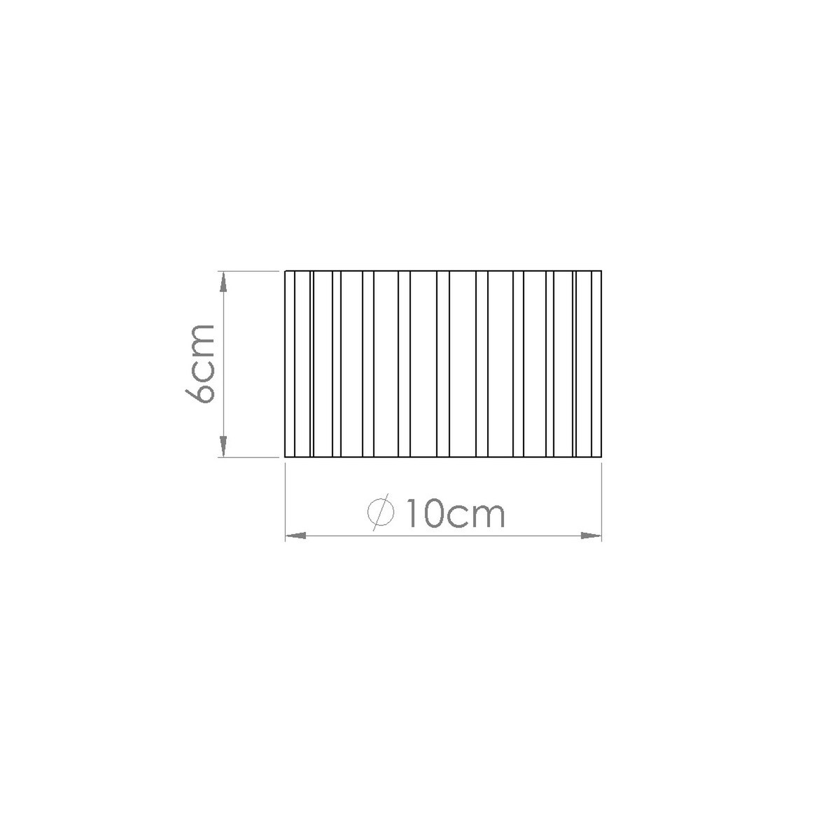 Plafon AURA 1 czerwony Gx53
