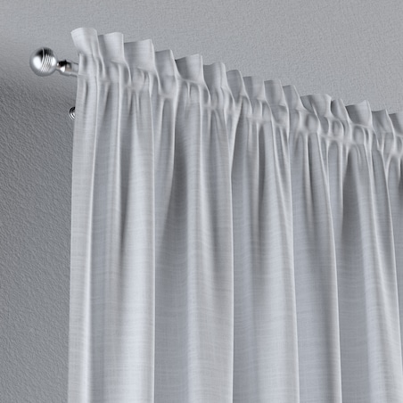 Zasłona na kanale z grzywką 1 szt. 130x260 biały