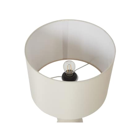 Lampa stołowa ceramiczna beżowa VILAR