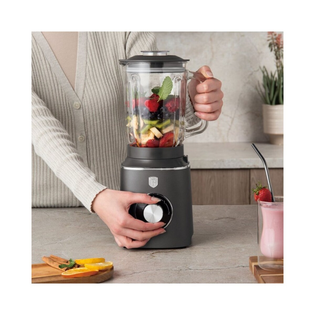 Berlinger Haus Antracit blender kielichowy BH9539