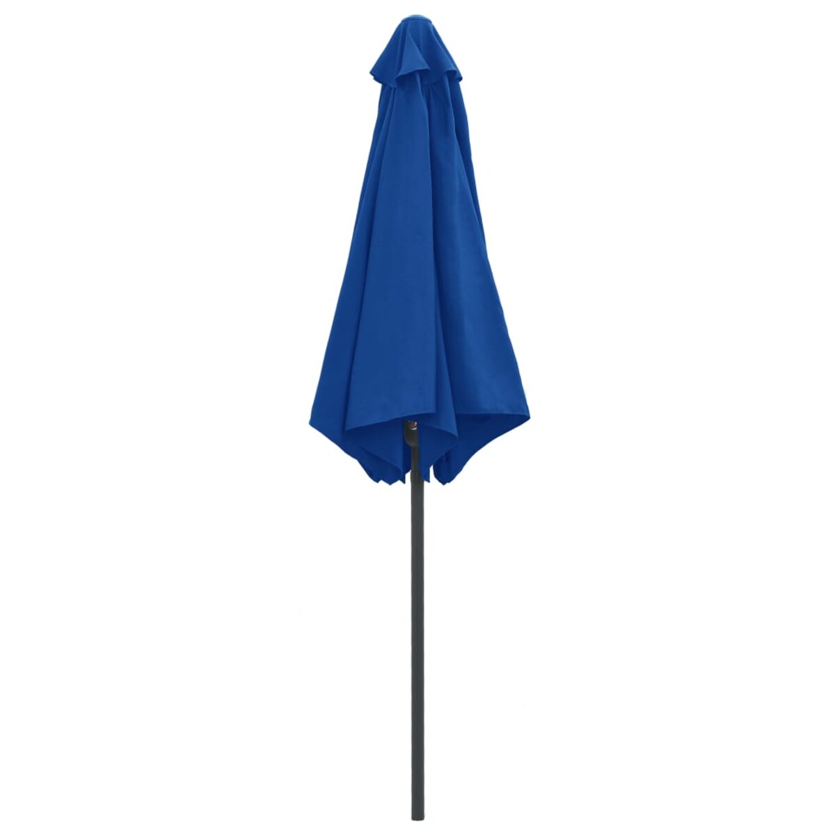 vidaXL Parasol ogrodowy na aluminiowym słupku, 270x246 cm, niebieski