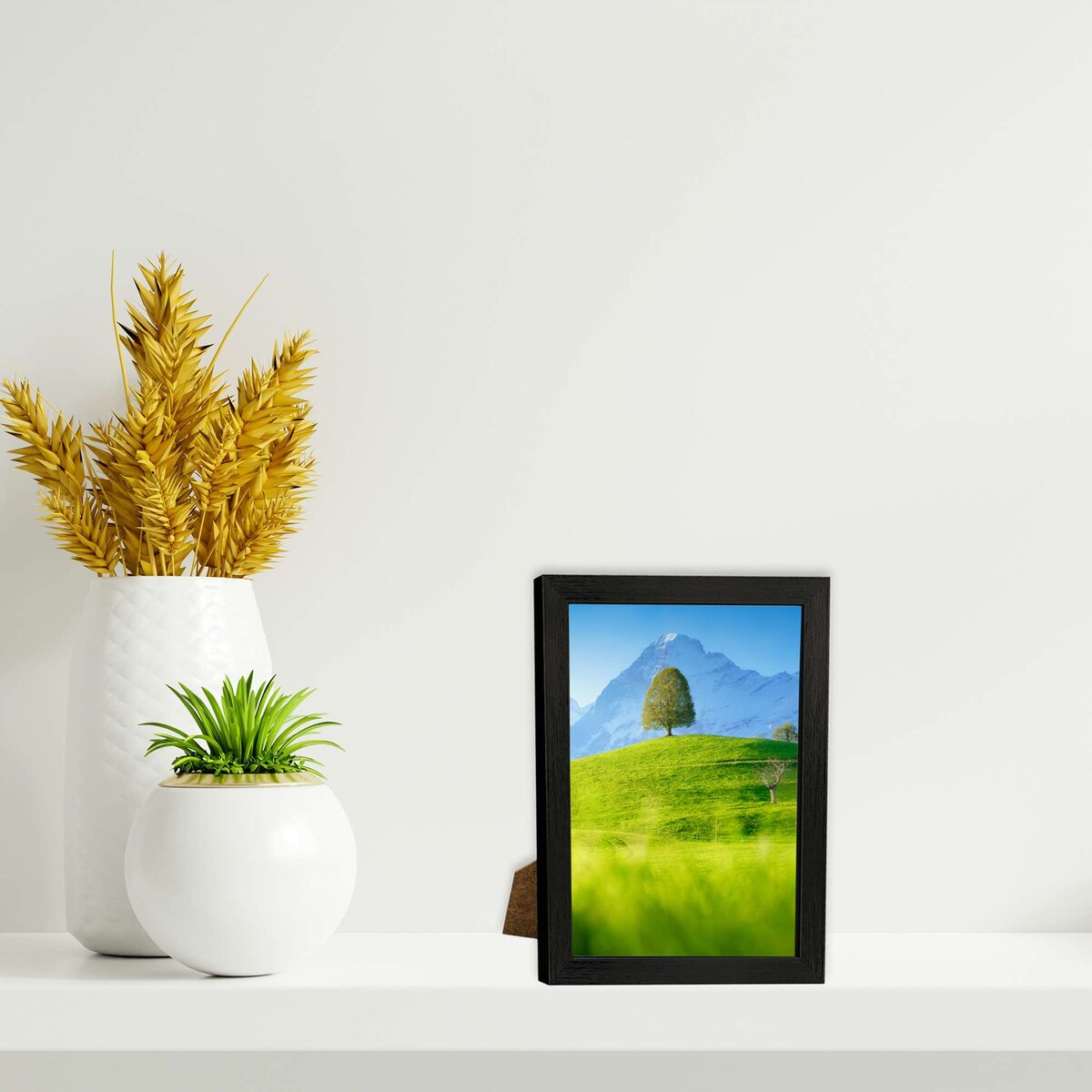 Ramka Na Zdjęcia 15X21 Cm Plakaty Rama Na Nóżce Stojąca Dekoracja Czarna