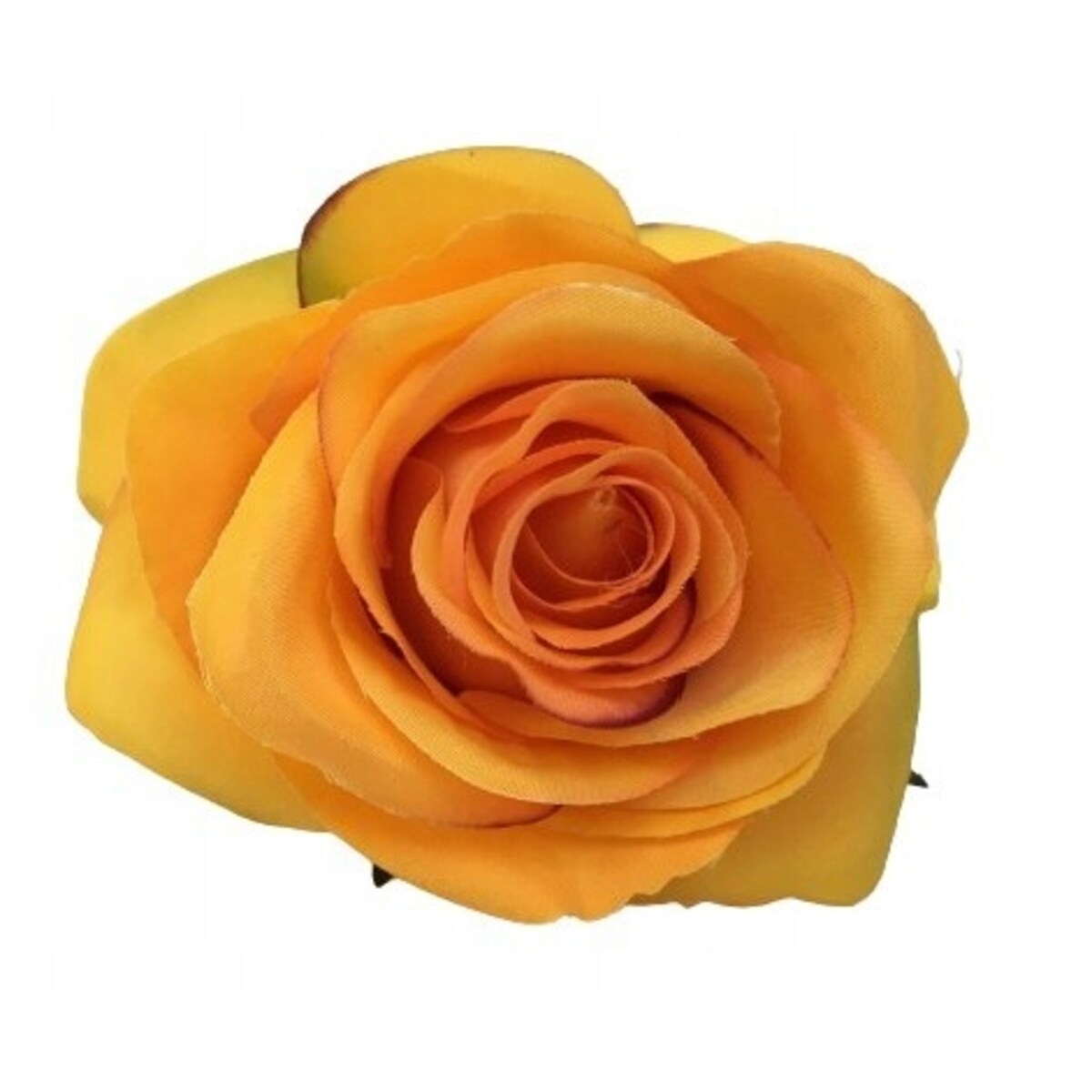 6x SZTUCZNE KWIATY RÓŻA pomarańczowa do bukiet stroik wiązanka wieniec grób