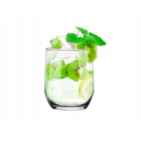 SZKLANKA NISKA DO DRINKÓW SOKÓW WODY NAPOJÓW DRINKÓW 280ml mała obła