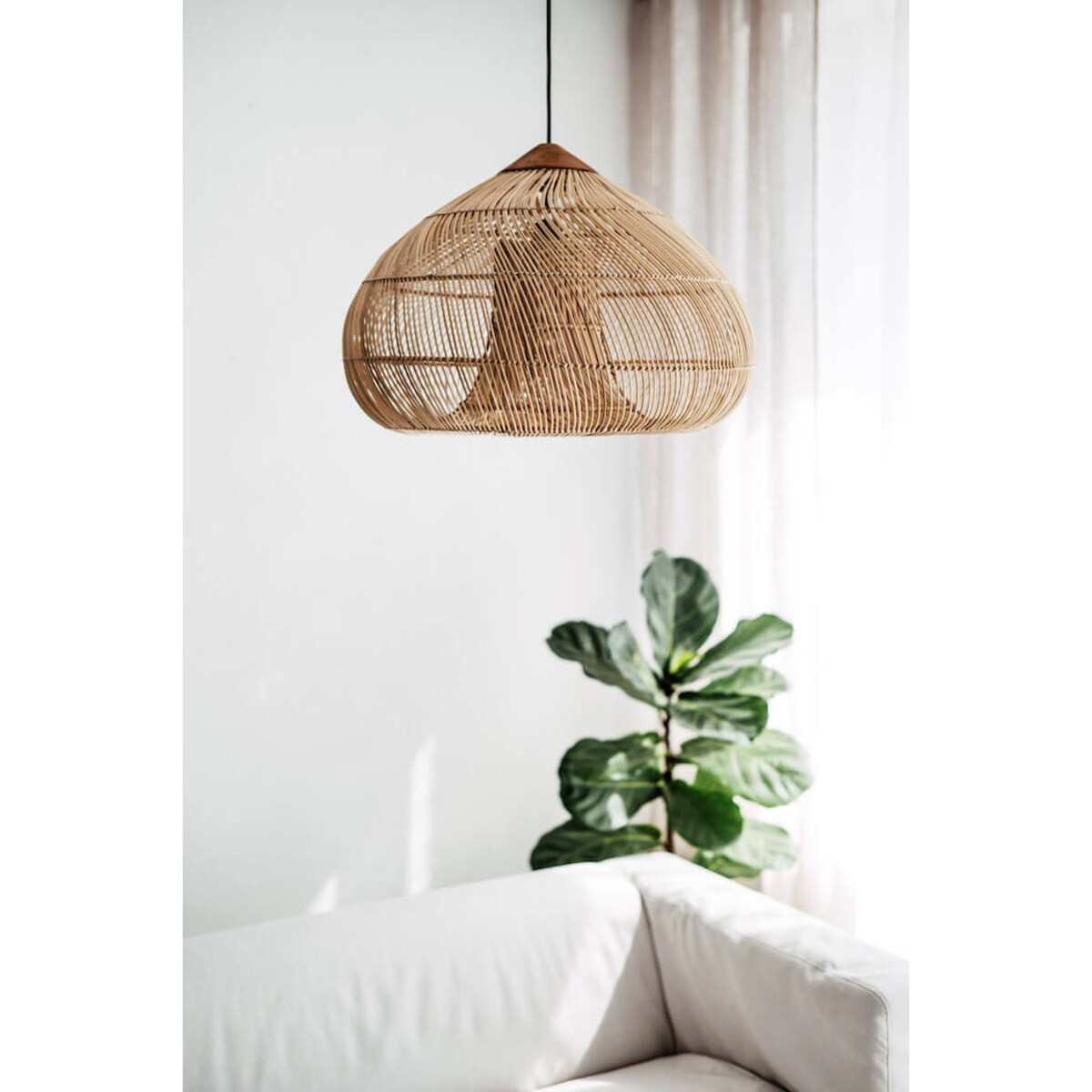 Lampa wisząca Evi naturalny Monnarita