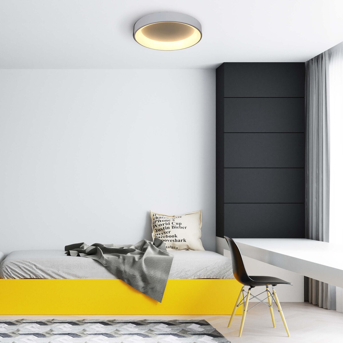 Plafon Light Prestige Georgia biały LED CCT 3000K/4000K/6000K (regulowana) 1 szt.