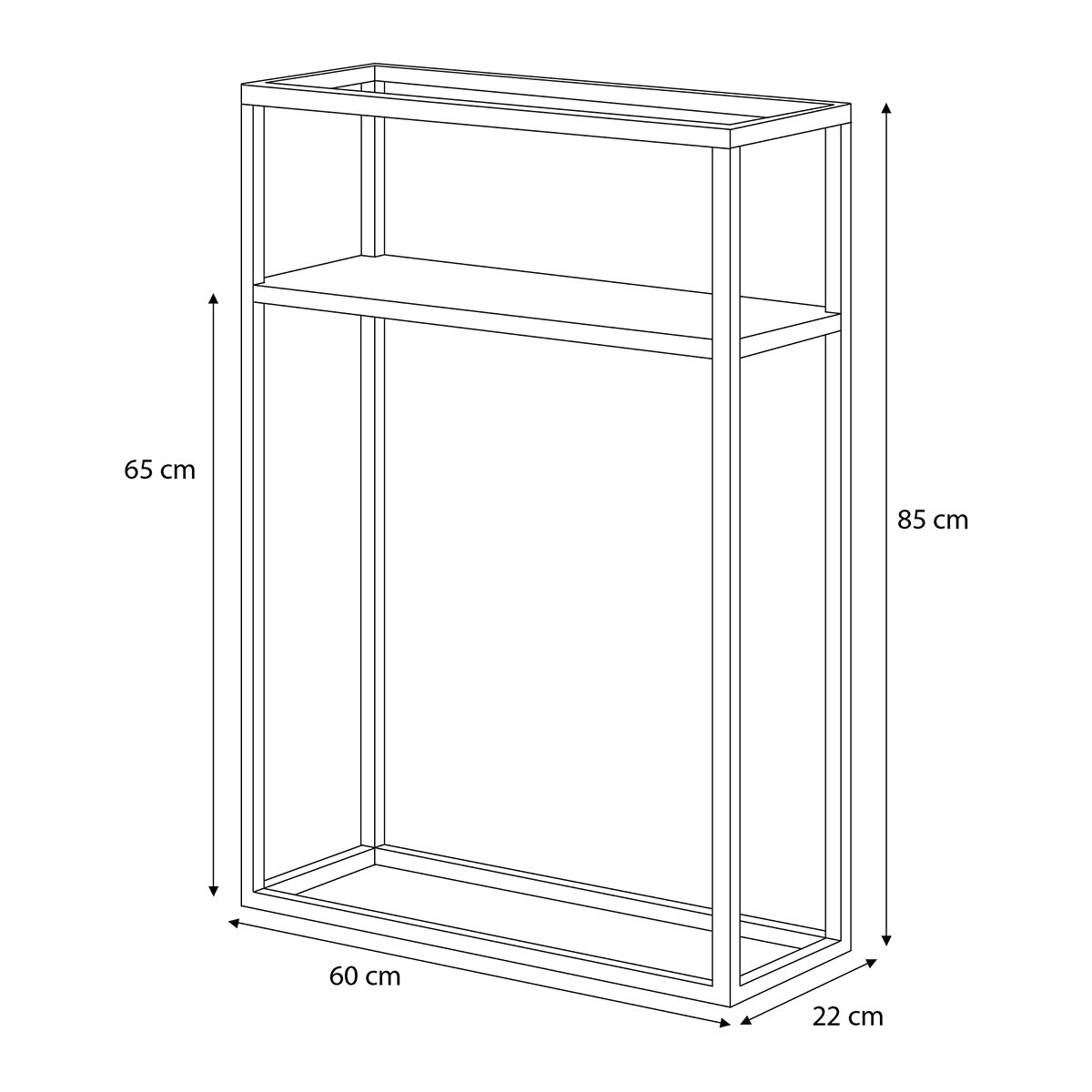 Podłużny kwietnik KS-05 P - KAJA HOME