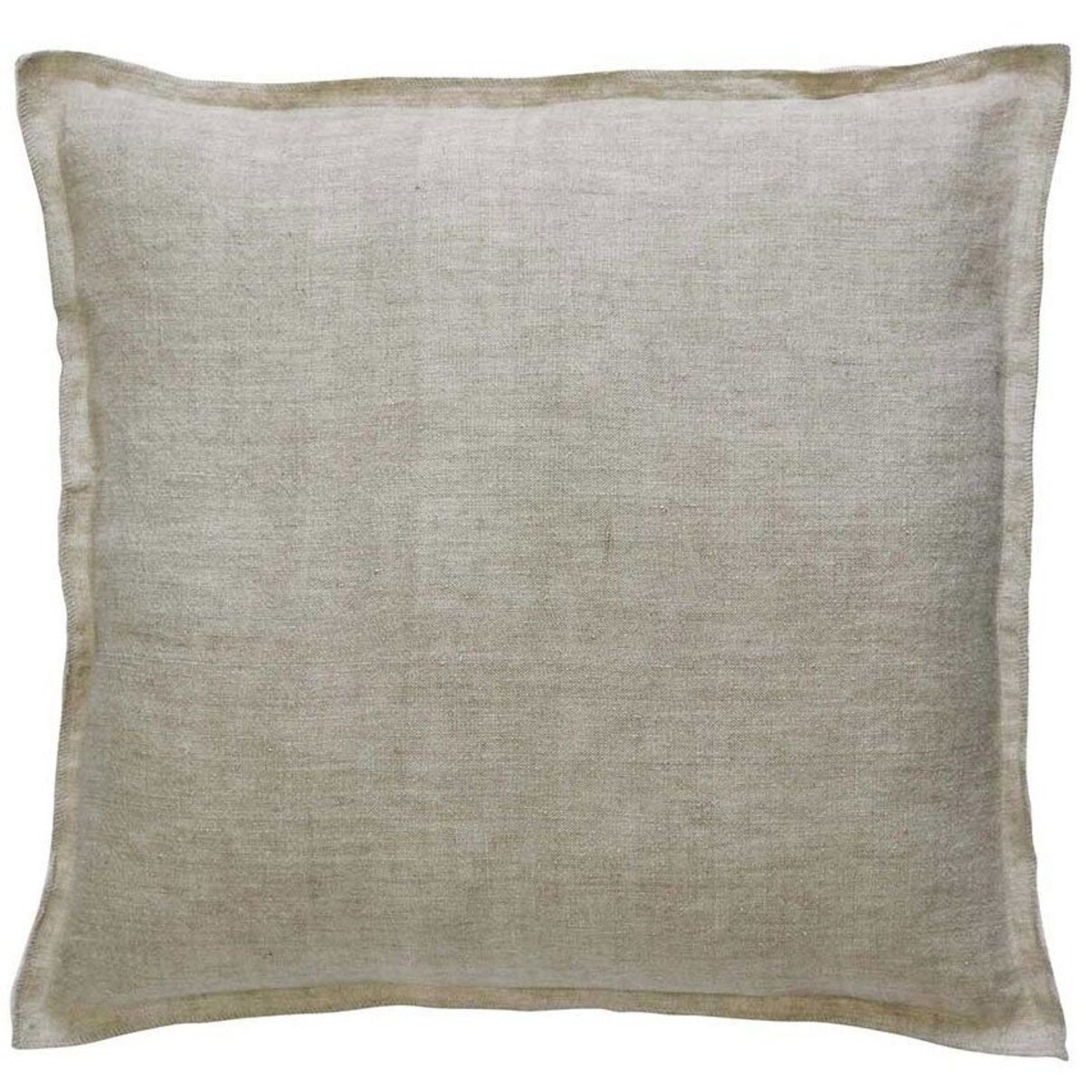 Dekoracyjna poduszka, ozdobna lniana poszewka - 45 x 45 cm, kolor piaskowy, Marc O'Polo