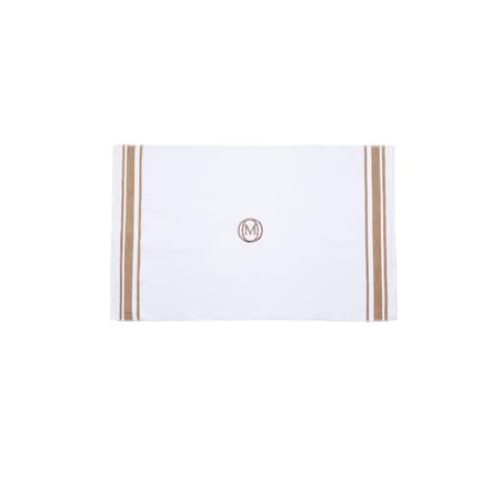 Dywanik łazienkowy 60 x 100 cm (beżowy) Monogram Linea OFFICINE Monogram