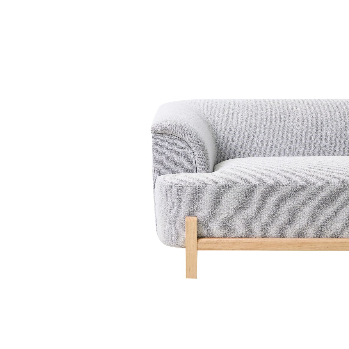 Sofa dla 2 osób ALNOR Jasnoszary