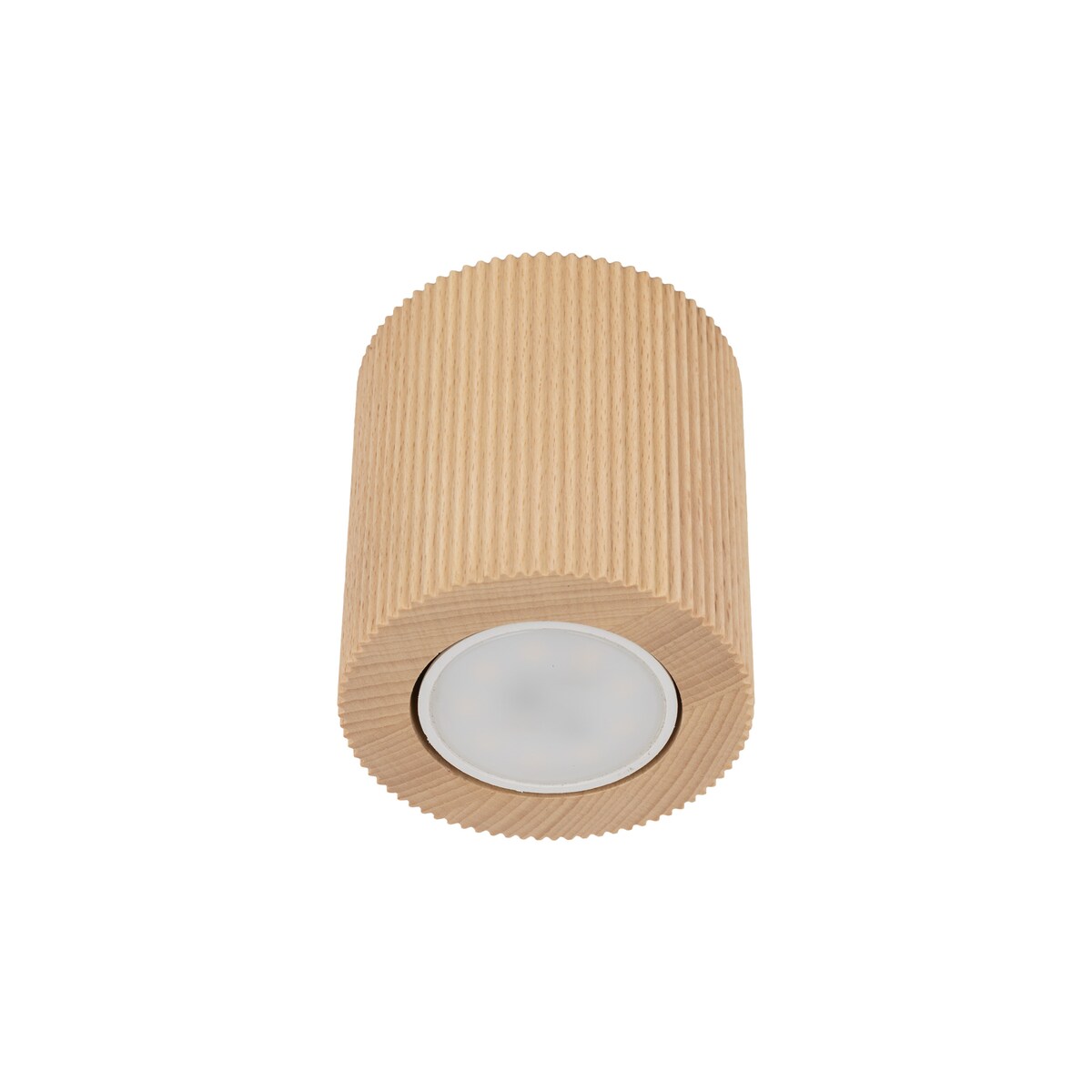 Oprawa natynkowa spot TK Lighting EVE CORTE WOOD 11442, drewno bukowe, 1xGU10, nowoczesna lampa sufitowa IP20