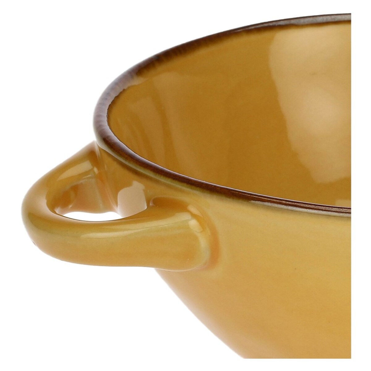 Zestaw 4 misek do zupy Concerto Ocra - Żółty, 600 ml