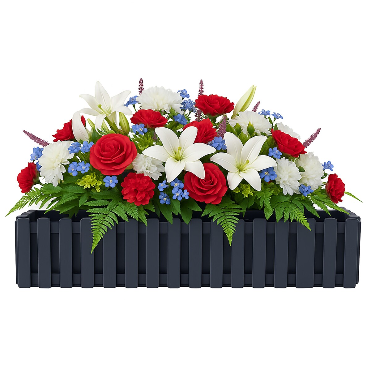 Donica Na Cmentarz Skrzynka Korytko Doniczka Na Wszystkich Świętych Boardee Fence 58 Cm