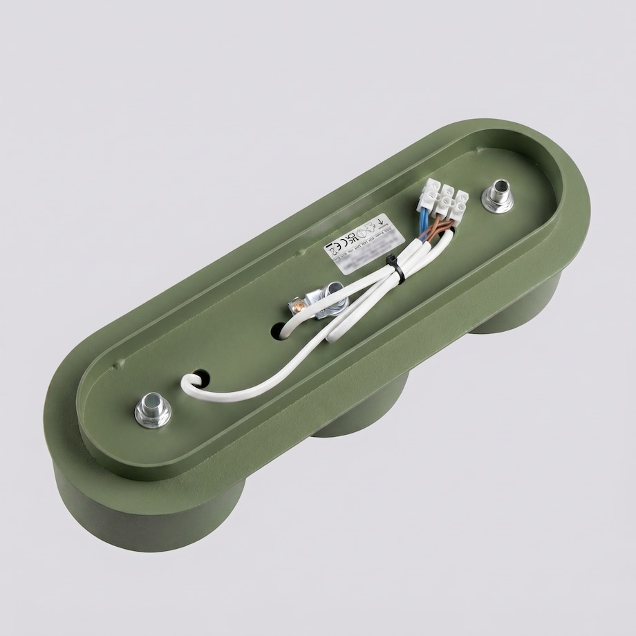 Plafon MODO 3 zielona oliwka Gx53