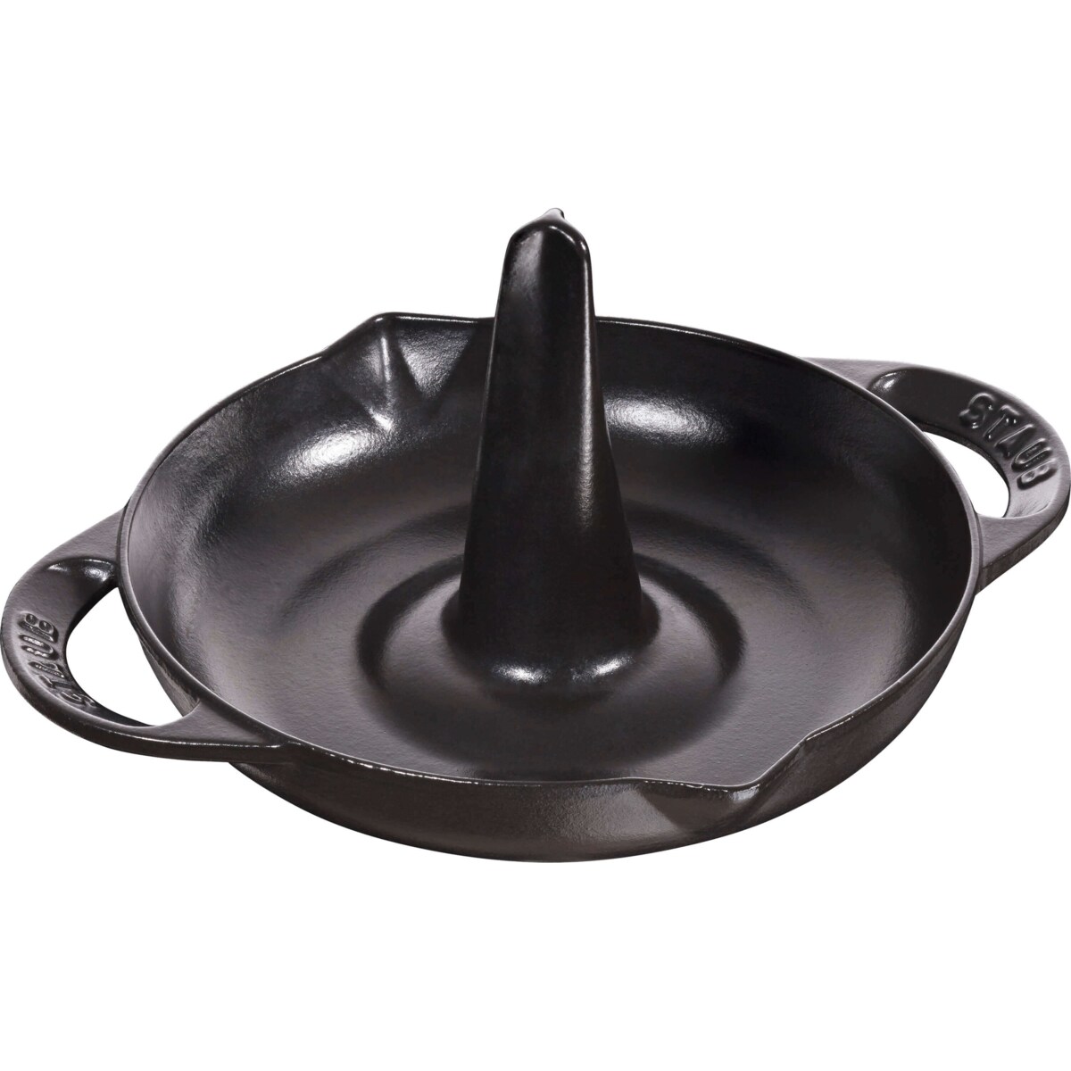 Opiekacz do kurczaka Staub - 24 cm, Czarny