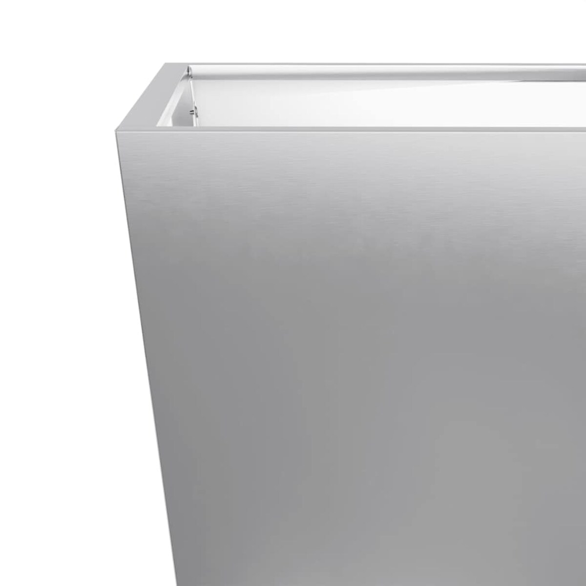 vidaXL Donica ogrodowa, 50x50x50 cm, stal galwanizowana