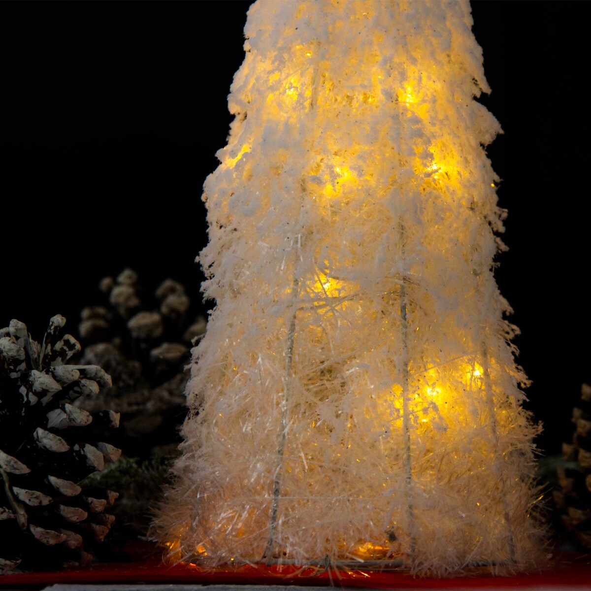 Choinka Led Świecąca Ozdoby Świąteczne Na Baterie