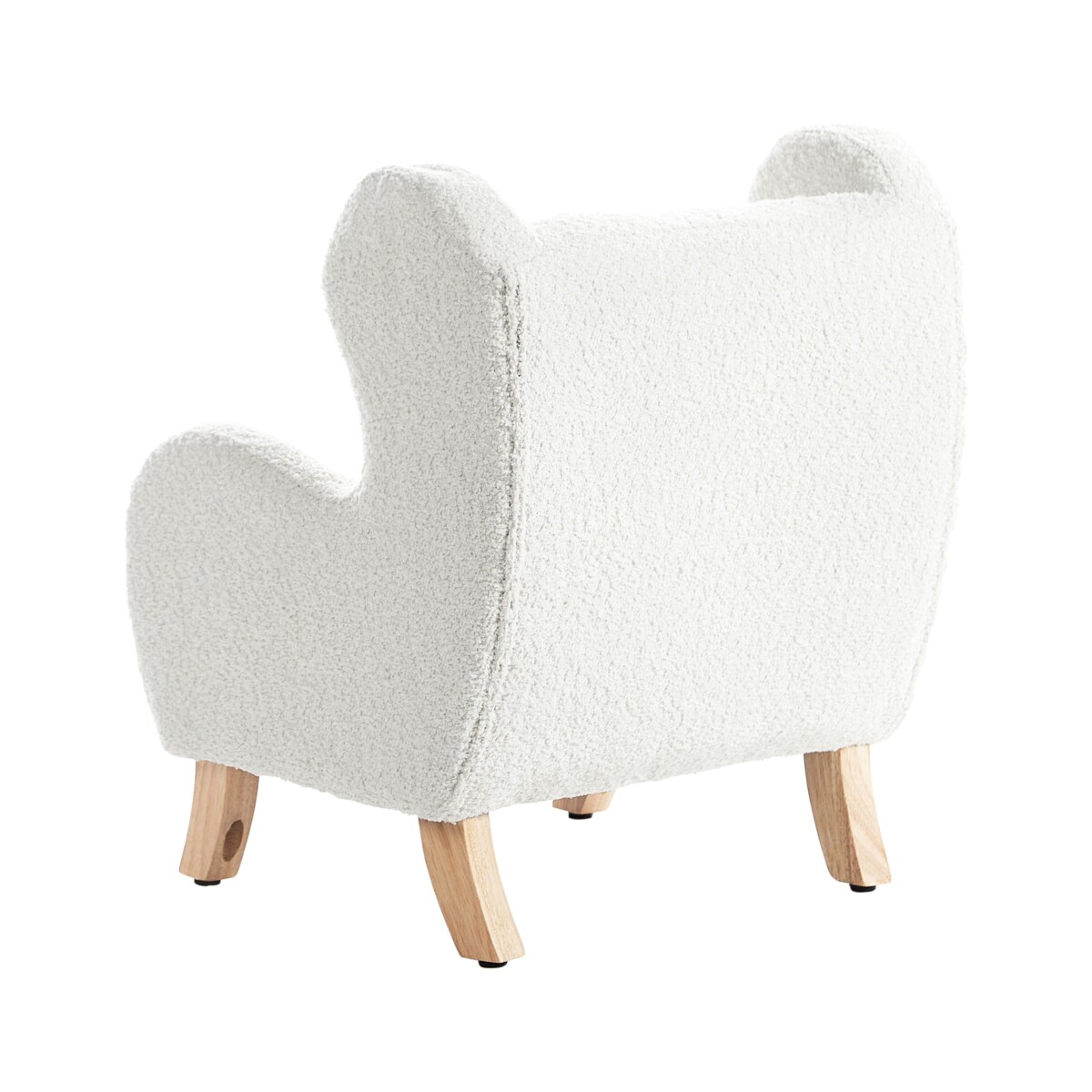 Fotel dziecięcy FARUM Boucle Złamana biel