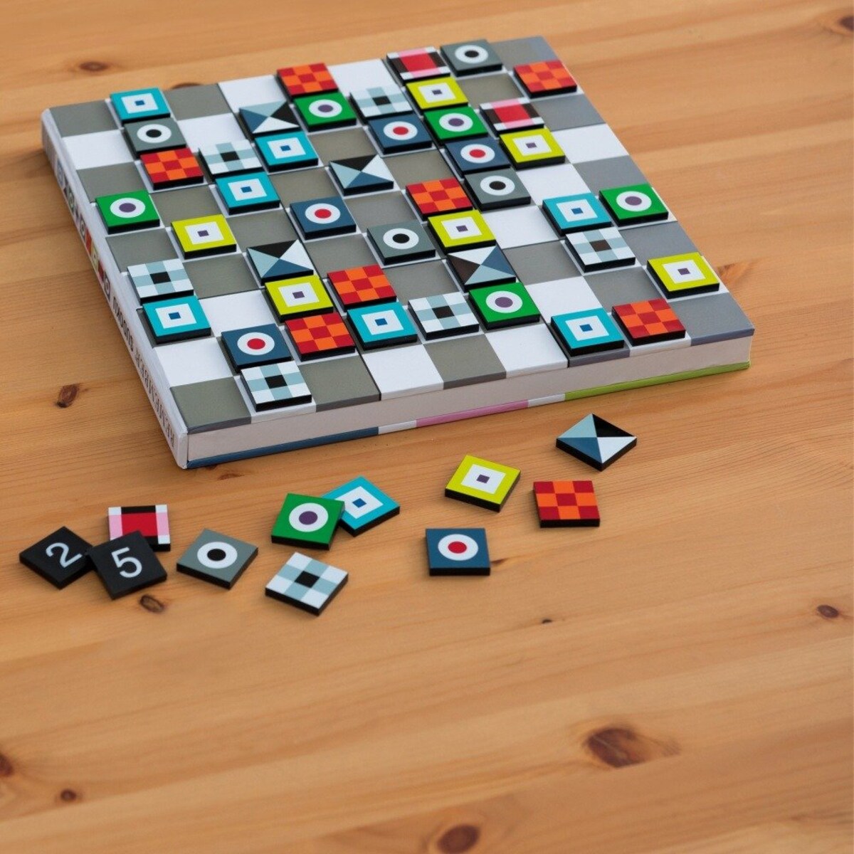 Łamigłówka japońska "Sudoku" dla dzieci, gra 2w1 klasyczna oraz obrazkowa układanka z drewna, REMEMBER