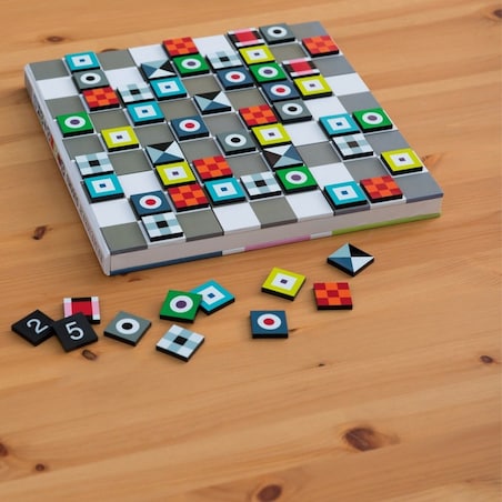 Łamigłówka japońska "Sudoku" dla dzieci, gra 2w1 klasyczna oraz obrazkowa układanka z drewna, REMEMBER