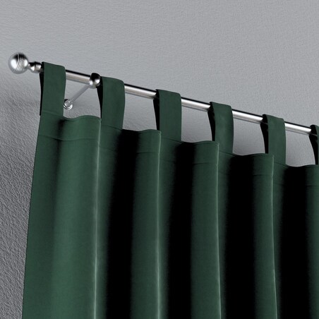 Zasłona na szelkach 1 szt. 130x245 ciemny zielony
