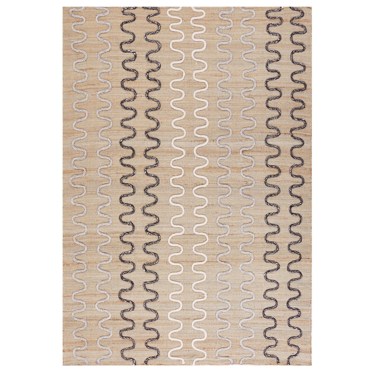 Dywan jutowy 160 x 230 cm beżowy SOGUT