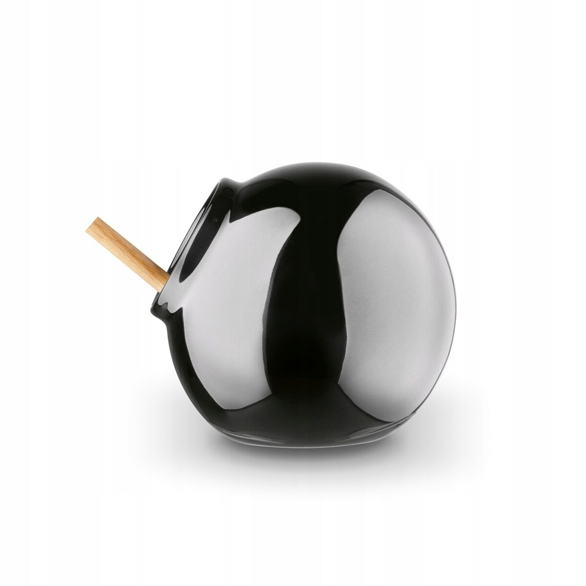 Pojemnik kuchenny z drewnianą łyżeczką na sól przyprawy herbatę ceramika