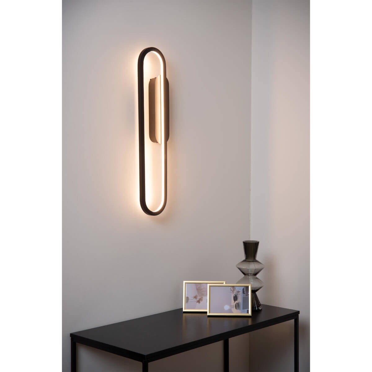 Ściemniana lampa ścienna Thelma 78200/22/30 Lucide LED 22W 2700K czarna