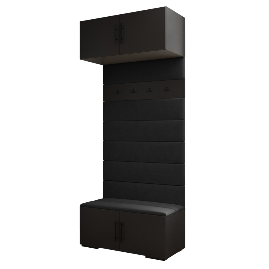 Garderoba do przedpokoju INOVA 3 czarny+czarny+manila18