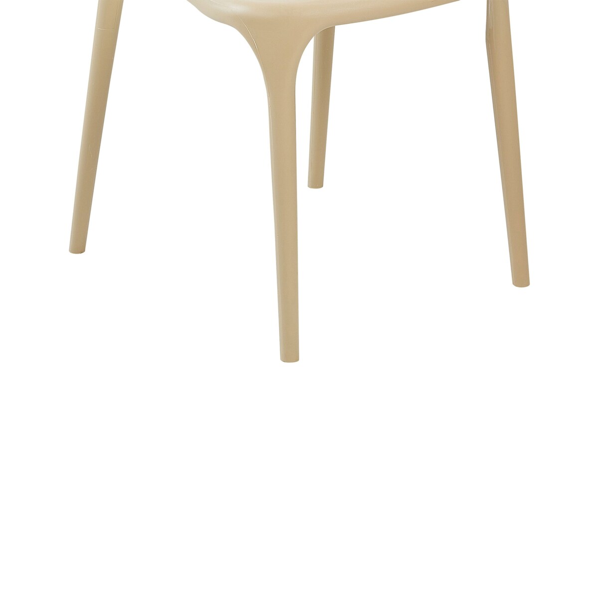 Zestaw 4 krzeseł do jadalni beżowe GUBBIO