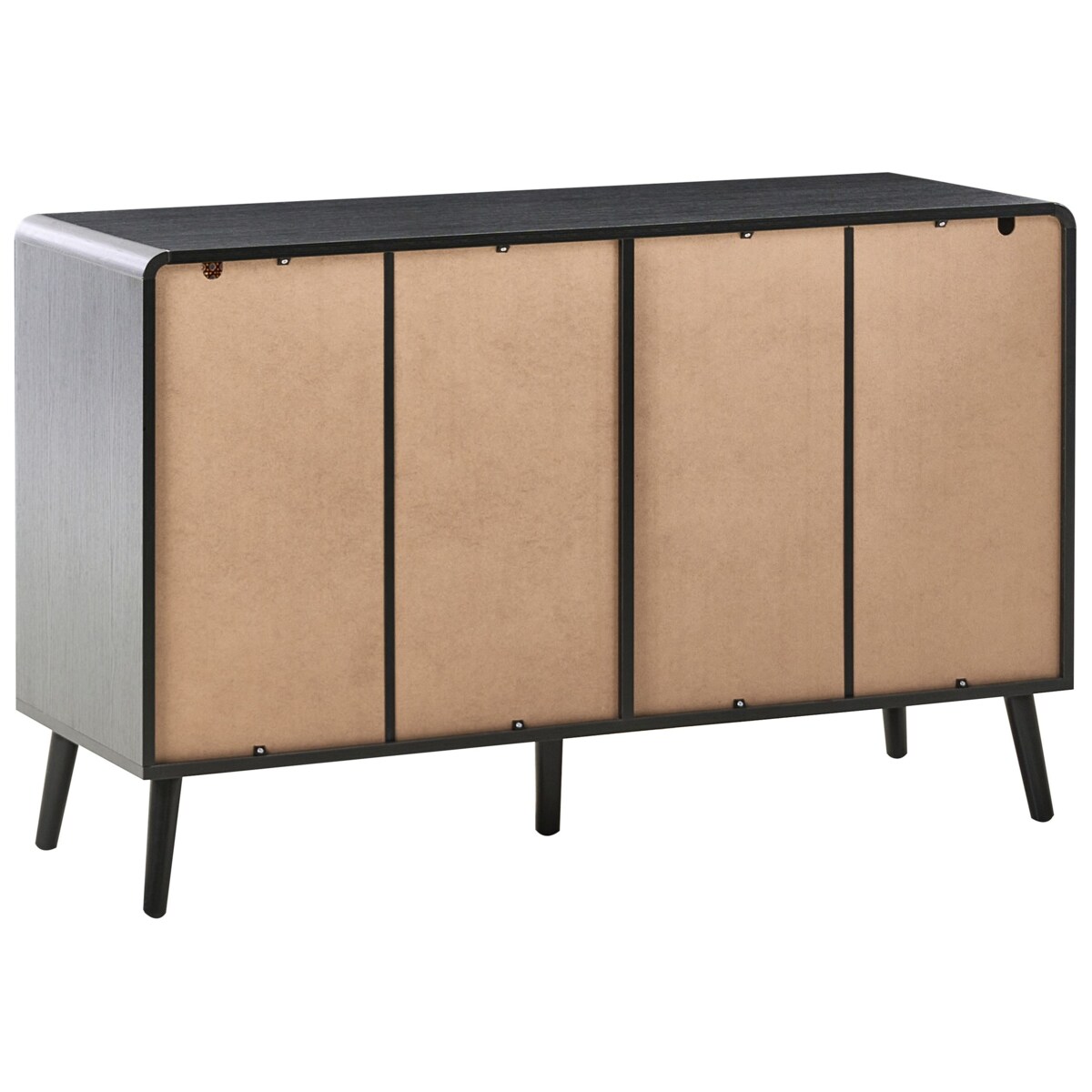 Komoda 6 szuflad MOURA Czarny