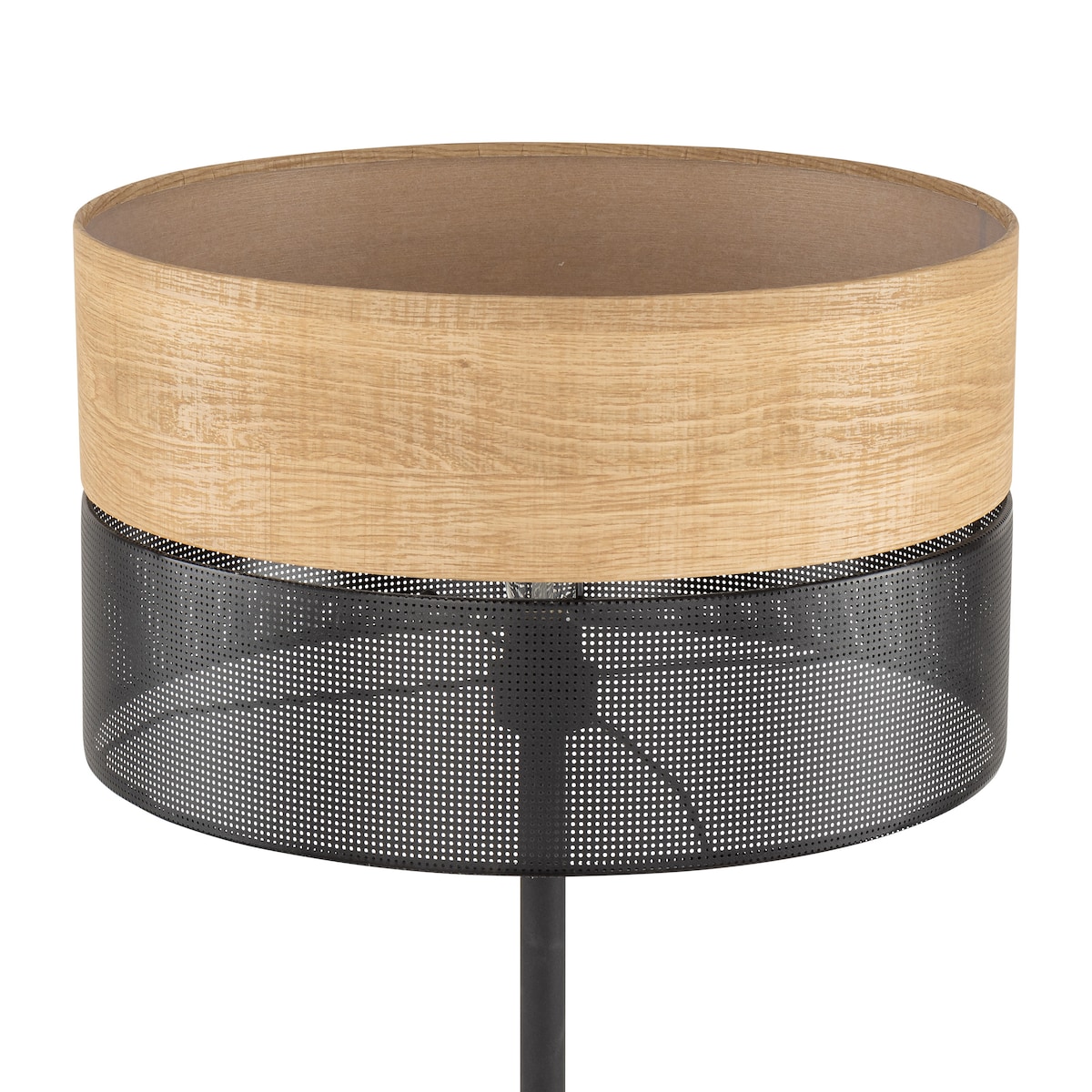 Lampa podłogowa TK Lighting NICOL 55123 beżowo-czarna E27 159 cm nowoczesna do salonu i sypialni
