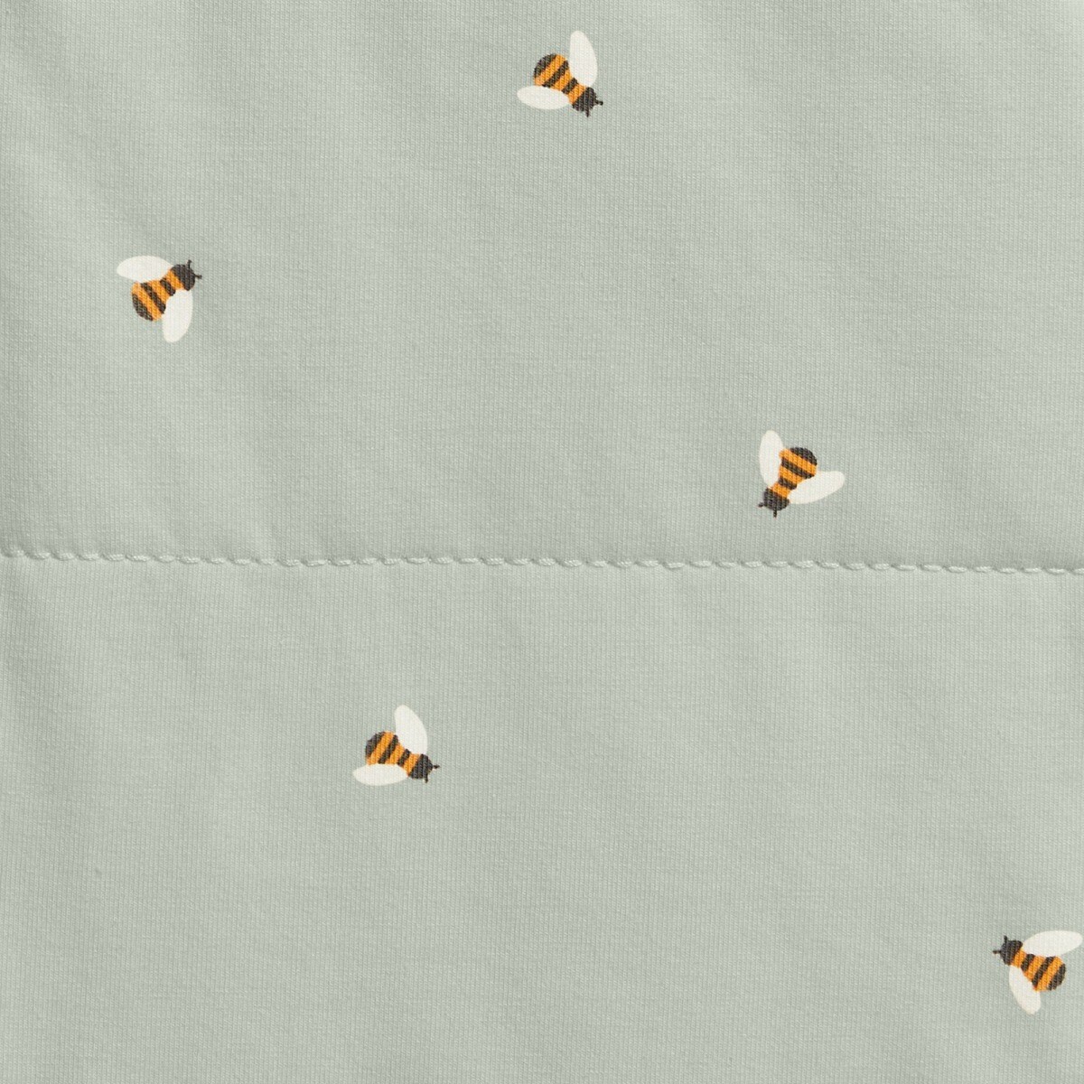 Otulacz Swaddle UP - pikowany rozmiar XS - oliwkowy pszczółki - ETAP 1 - TOG 2.5