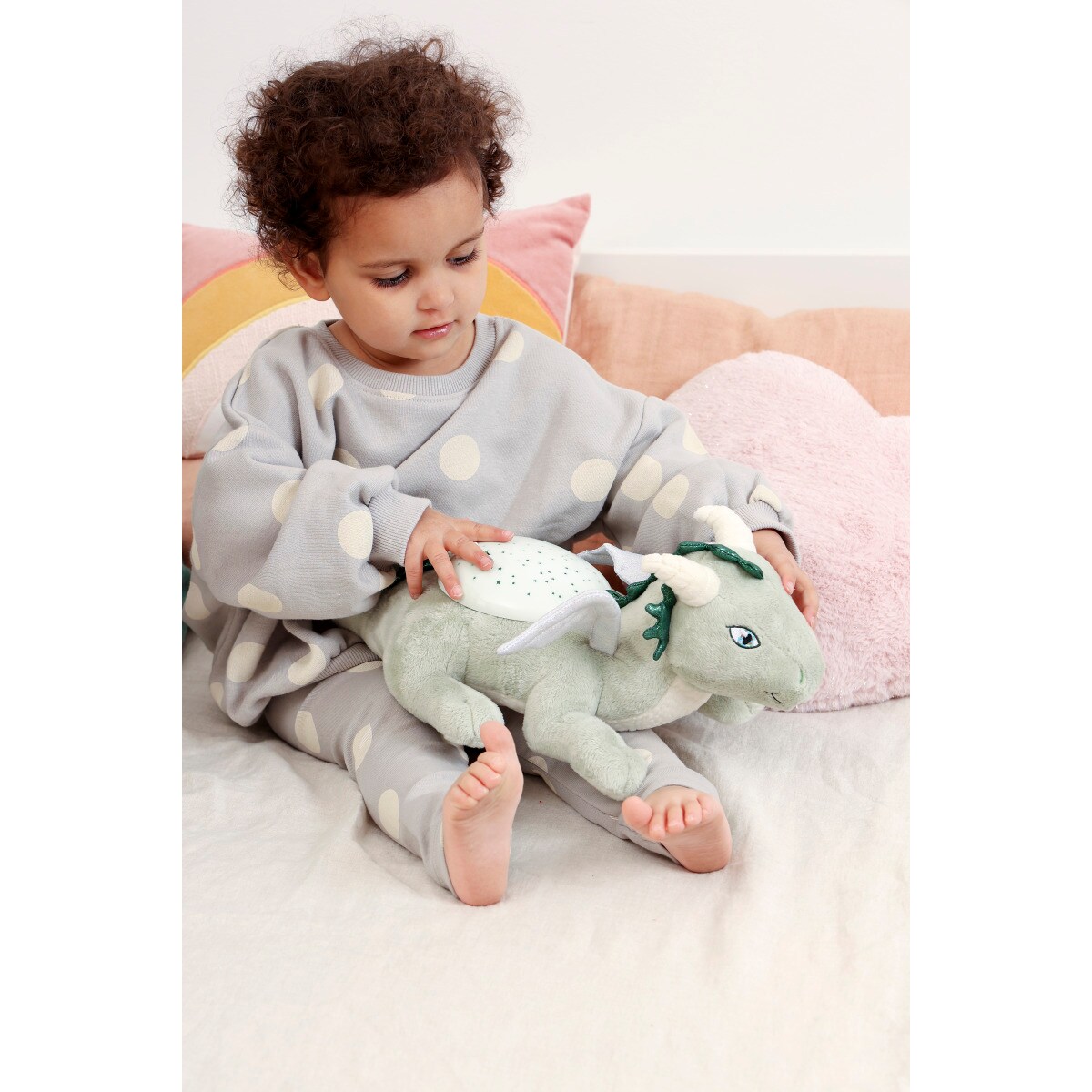 Pluszowy projektor dla dzieci - Smok - przyjaciel do snu - Cloud b® Twilight Buddies™