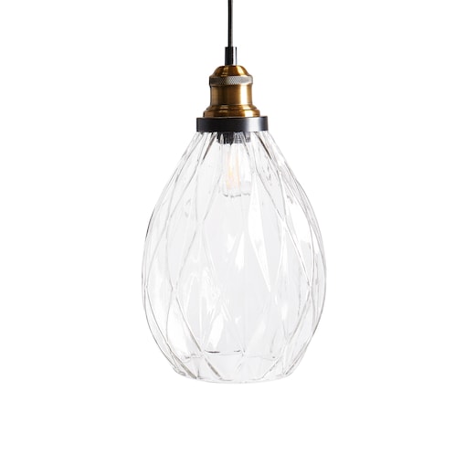 Lampa wisząca COOSA Szkło Przezroczysty