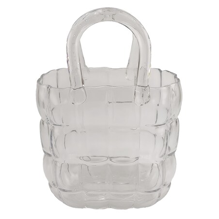 Wazon szklany 27,5x18,6x11 cm TORBA-2 transparent
