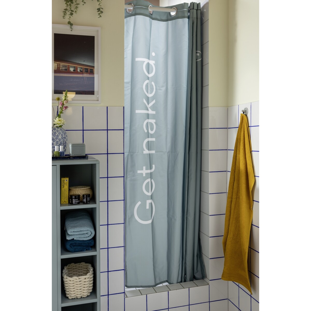 Zasłona prysznicowa z poliestru TOM TAILOR