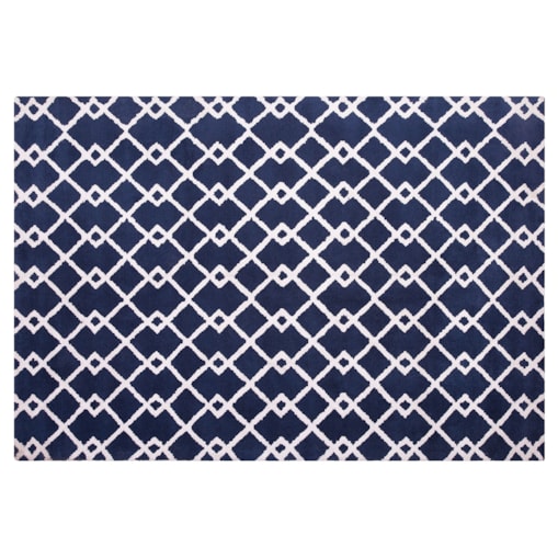 Dywan 140 x 200 cm niebieski SERRES