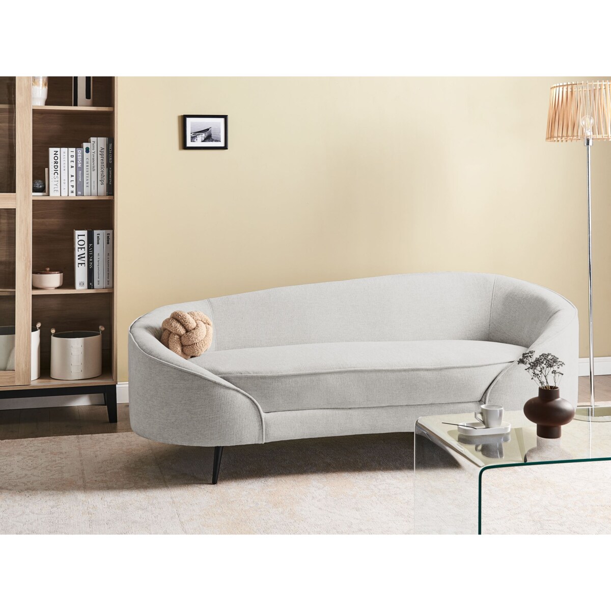 Sofa dla 2 osób SAVAR Złamana biel