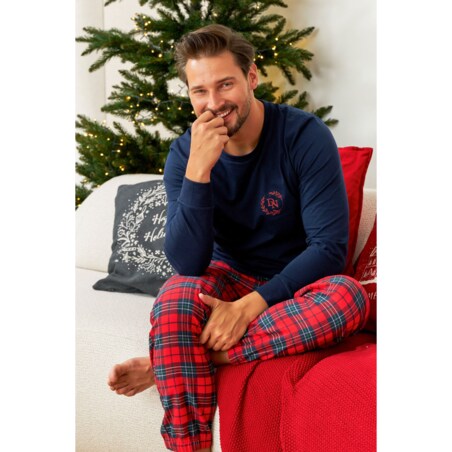 Piżama kolor granatowy PMB.7128.NAVY_BLUE - M