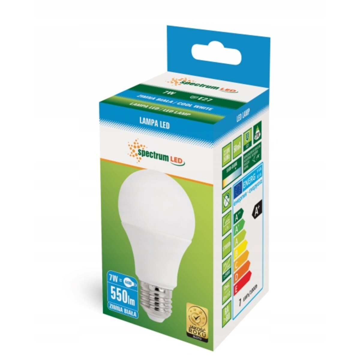 Żarówka Led Światło Zimne E-27 230V 13W 13891