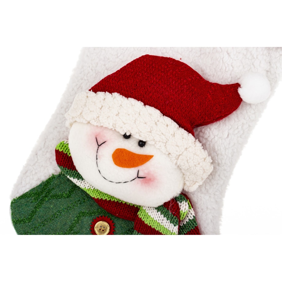 Skarpeta na prezenty 46x26x4 cm NEGULO w czerwonej czapce