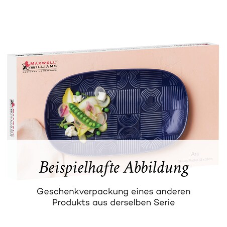 Zestaw 4 misek Arc, indigo, 12 cm