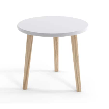 Stolik kawowy LEBEL 67x67 biały mat