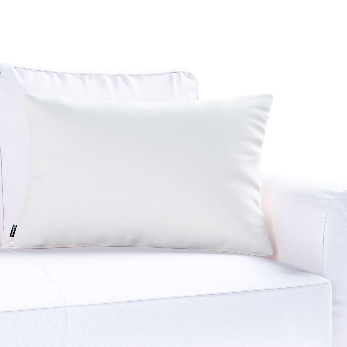 Poszewka Kinga na poduszkę prostokątną 47x28 satynowa biel